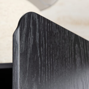 Tyresö – Meuble de rangement – Noir – 42 x 80 x 160 cm