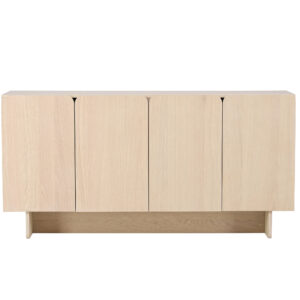 Tyresö – Meuble de rangement – Blanchi – 42 x 80 x 160 cm
