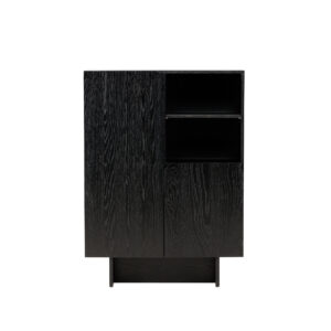 Tyresö – Meuble de rangement – Noir – 30 x 110 x 80 cm