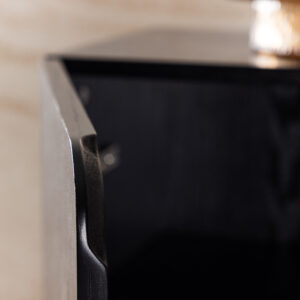 Tyresö – Meuble de rangement – Noir – 30 x 110 x 80 cm