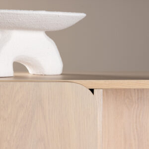 Tyresö – Meuble de rangement – Blanchi – 30 x 110 x 80 cm