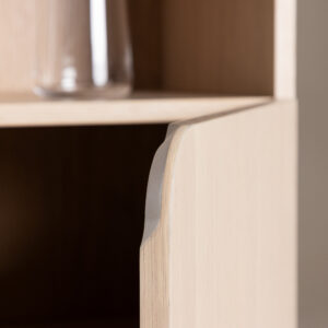 Tyresö – Meuble de rangement – Blanchi – 30 x 110 x 80 cm