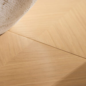 Strada – Table à manger rectangulaire – Blanchi – ⌀120 cm