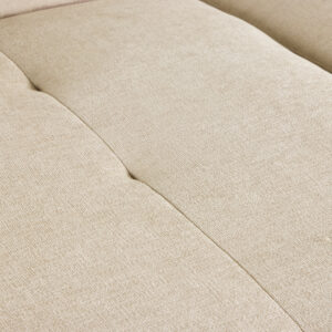 Positano – Canapé d&rsquo;angle – Beige, Noir – 117 x 71 x 335 x 194 cm