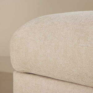 Salerno – Canapé d&rsquo;angle – Beige, Noir – 102 x 86 x 87 cm