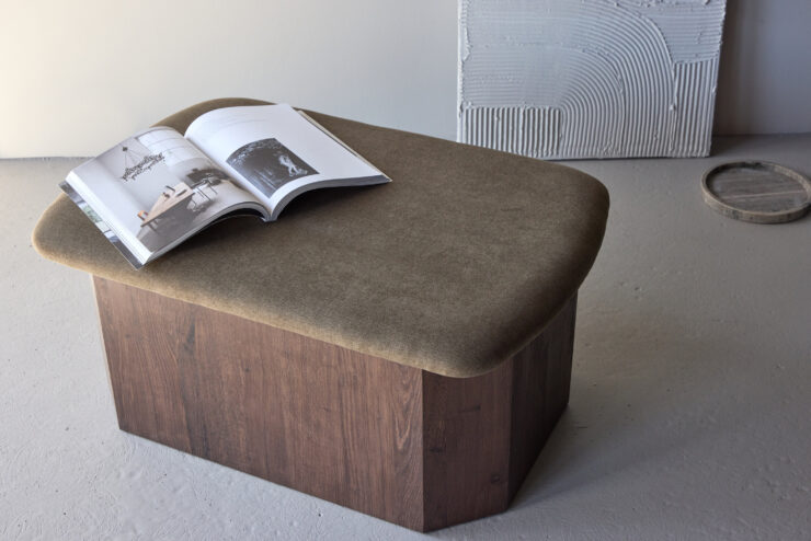 Todd – Ottoman – Moka, Marron – 59 x 42 x 88 cm