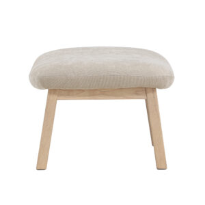 Rile – Ottoman – Beige, Blanchi – 60 x 42 x 70 cm
