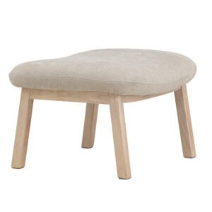 Rile – Ottoman – Beige, Blanchi – 60 x 42 x 70 cm