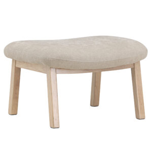 Rile – Ottoman – Beige, Blanchi – 60 x 42 x 70 cm