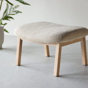 Rile – Ottoman – Beige, Blanchi – 60 x 42 x 70 cm