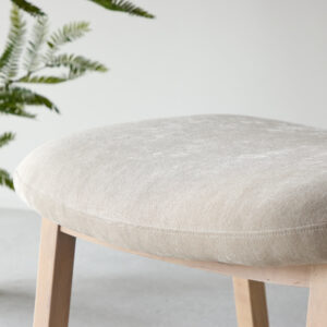 Rile – Ottoman – Beige, Blanchi – 60 x 42 x 70 cm