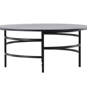 Copenhagen – Table basse – Noir – ⌀100 cm