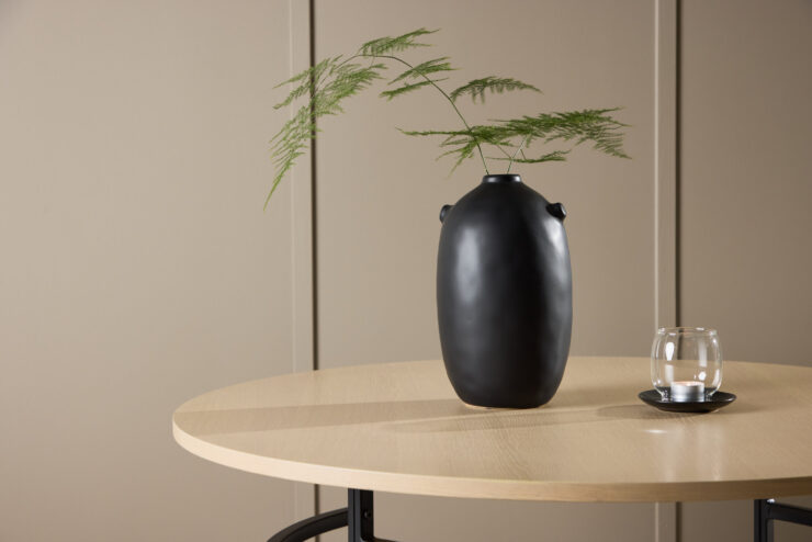 Copenhagen – Table basse – Noir, Blanchi – ⌀100 cm