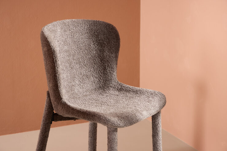 Astoria – Chaise de salle à manger – Marron – 54 x 83 x 52 cm