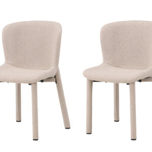 Astoria – Chaise de salle à manger – Beige – 54 x 83 x 52 cm