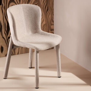 Astoria – Chaise de salle à manger – Beige – 54 x 83 x 52 cm
