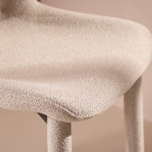 Astoria – Chaise de salle à manger – Beige – 54 x 83 x 52 cm