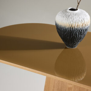 Castor – Table à manger ovale – Naturel – 200 x 90 cm