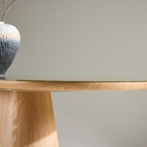 Castor – Table à manger ovale – Naturel – 200 x 90 cm
