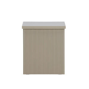 Lenox – Table d&rsquo;appoint – Beige – 40 x 40 cm