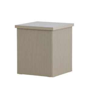 Lenox – Table d&rsquo;appoint – Beige – 40 x 40 cm