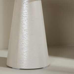 Lanzo – Table d&rsquo;appoint – Blanc – ⌀35 cm
