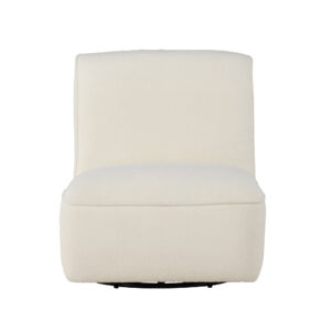 My – Fauteuil lounge – Noir, Blanc – 88 x 80 x 71 cm