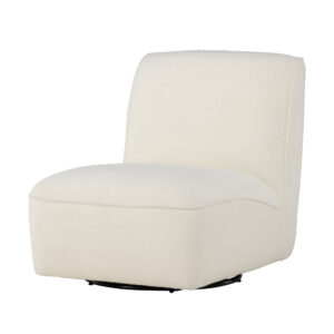 My – Fauteuil lounge – Noir, Blanc – 88 x 80 x 71 cm
