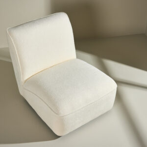 My – Fauteuil lounge – Noir, Blanc – 88 x 80 x 71 cm