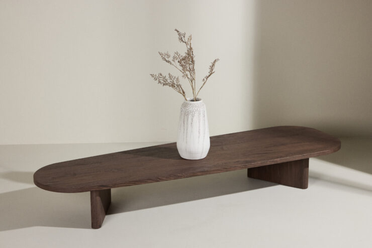 Grönvik – Table basse – Moka – 180 x 55 cm