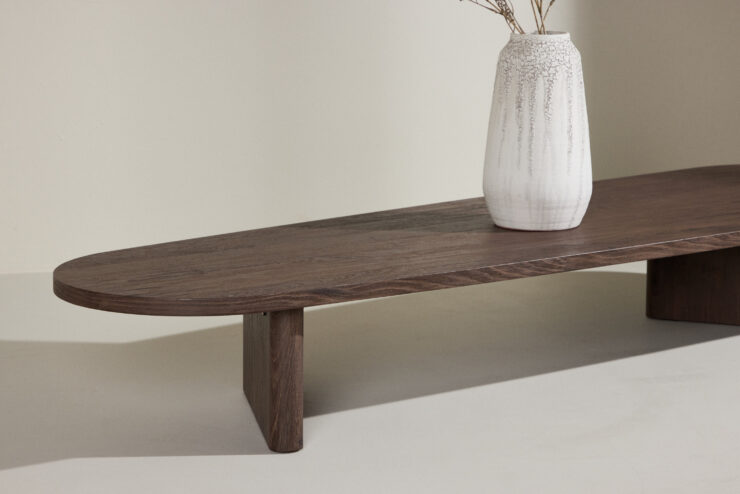 Grönvik – Table basse – Moka – 180 x 55 cm