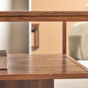 Maglehem – Table basse – Noyer – 130 x 60 cm
