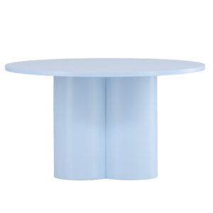Olivia – Table basse – Bleu – ⌀80 cm