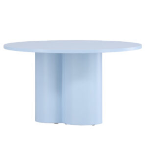 Olivia – Table basse – Bleu – ⌀80 cm