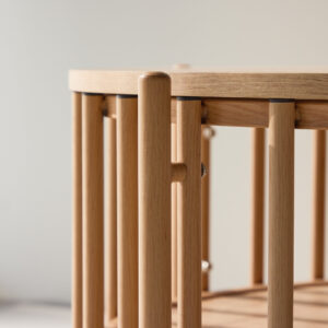 Rubbo – Table basse – Naturel – ⌀80 cm