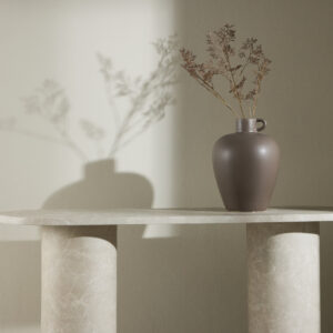 Narvik – Table d&rsquo;appoint – Beige – 130 x 40 cm