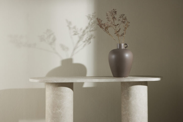 Narvik – Table d'appoint – Beige – 130 x 40 cm