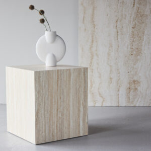 York – Table basse – Beige – 40 x 40 cm
