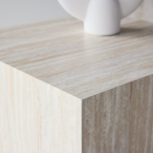 York – Table basse – Beige – 40 x 40 cm