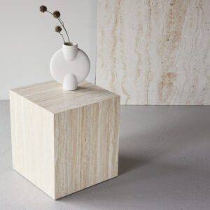 York – Table basse – Beige – 40 x 40 cm