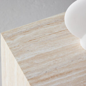 York – Table basse – Beige – 40 x 40 cm