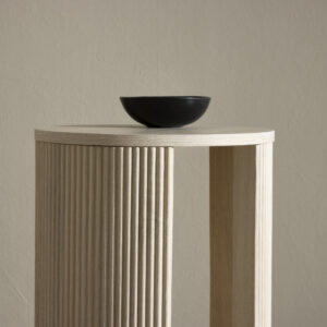 Bristol – Table d&rsquo;appoint – Blanchi – ⌀40 cm