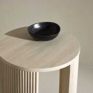 Bristol – Table d&rsquo;appoint – Blanchi – ⌀40 cm