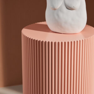 Lenox – Table d&rsquo;appoint – Pêche – ⌀31 cm