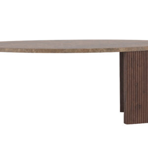 Bristol – Table basse – Gris, Moka – 120 x 60 cm