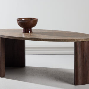 Bristol – Table basse – Gris, Moka – 120 x 60 cm