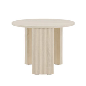 Bristol – Table basse – Blanchi – ⌀60 cm