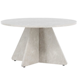 Bootcut – Table basse – Beige – ⌀80 cm