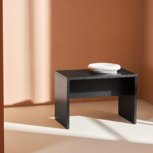 Juni – Table basse – Noir – 58 x 35 cm