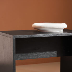 Juni – Table basse – Noir – 58 x 35 cm
